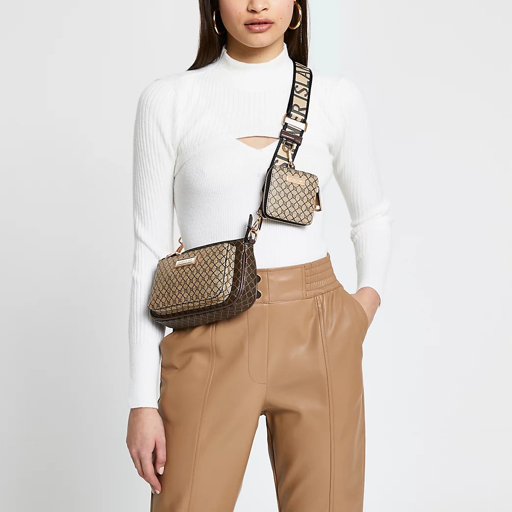 Brown River Island Crossbody Bag – Hay Luxury